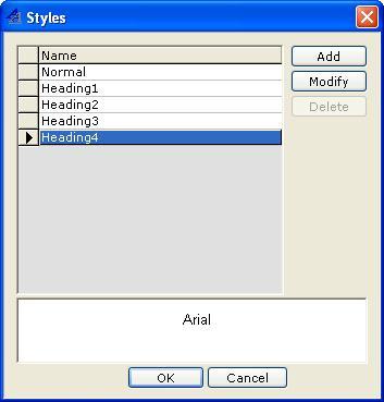 Styles (Formats) Styles (Formats) You need to create a format before it can be used. All the activities regarding setting up different formats are carried out from Styles dialog box.