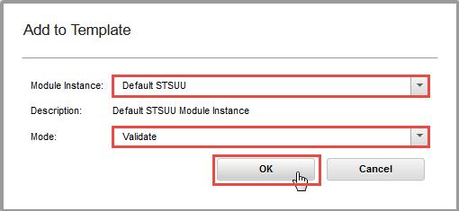 This will process the incoming STSUU XML token and create an internal STSUU object for processing. Enter these values and click OK.