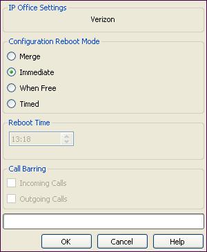 1.11. Saving Configuration Changes to IP Office Navigate to File Save Configuration in the menu bar at the top of the screen to save the configuration performed in the preceding sections.