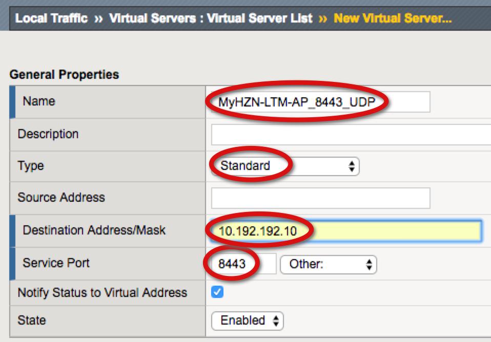 Blast Extreme 443 UDP - Virtual Server 1. Create an HTTP Redirect virtual server using the following guidance. a. On the Main tab, click Local Traffic > Virtual Servers > Create b.