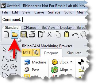 You can create parts within Rhinoceros or import geometry created in another CAD system. 1.