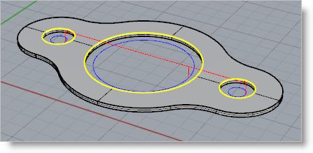 Note that the display of the toolpath