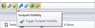 on/off by selecting the Toggle Toolpath