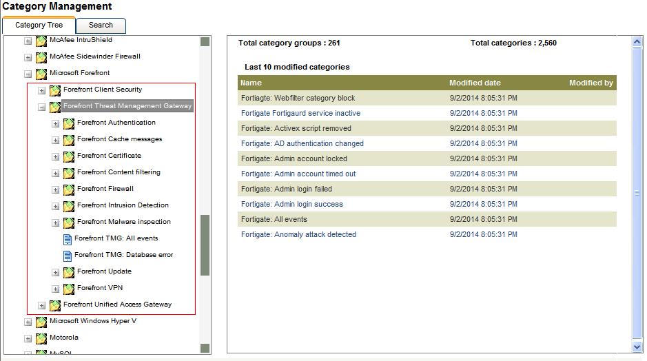 Figure 5 Verify Forefront Threat Management Gateway Alerts 1.