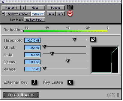 Release Controls how long it takes for the Limiter to be fully deactivated after the input signal drops below the threshold level.