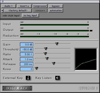 Dynamics II Four different AudioSuite dynamics plug-ins are provided with Pro Tools: