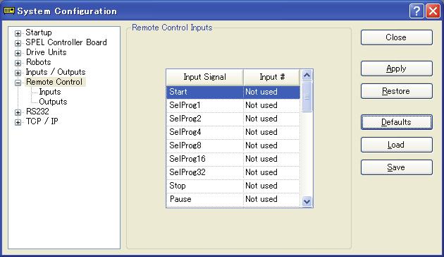 3. Operation 3.5 Remote Control Input and Output Setting Remote control inputs and outputs are not allocated to fieldbus I/O by default.