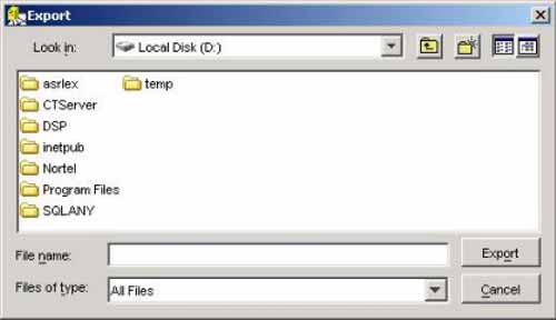 EMC AutoStart Agent and Console 203 Figure 99 Export dialog box 3 Select the location and file name for the new definition file to be created 4 Click Export to export the AutoStart configuration data