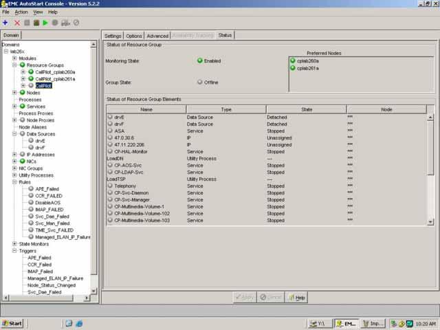 EMC AutoStart Agent and Console 209 Figure 105 Successful import 29 In the left pane of the AutoStart Console, expand Utility Processes, and update the Login Information (Password, Domain name, and