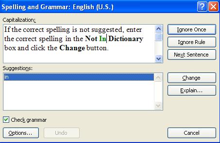 Other Tools Spell Check Word checks your spelling and grammar as you type. Spelling errors display with a red wavy line under the word.