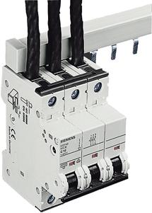 Siemens AG 00 5SY and 5SY5 miniature circuit breakers Benefits Optional top or bottom infeed as the terminals are