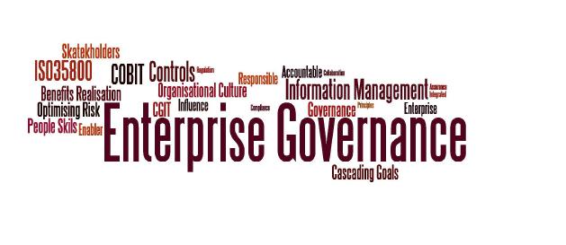 Enterprise Governance Focusing on the performance and risk management of information technology systems and