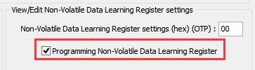 8 Non-Volatile Data Learning Pattern 1.