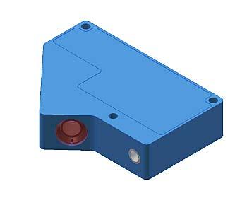 L-LAS Series - Visible laser spot (red), class 2 laser product - Reference distance 55 mm - Measuring range typ. 10 mm, resolution typ.