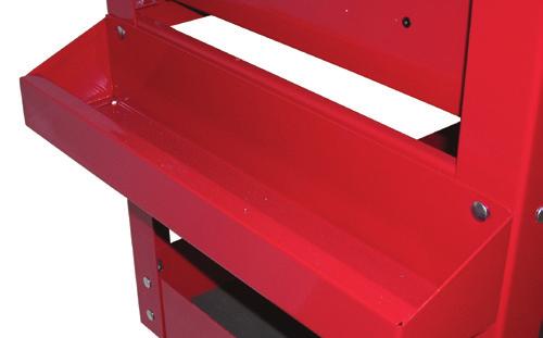 Drawers feature all steel ball bearing slides for smooth, quiet operation.