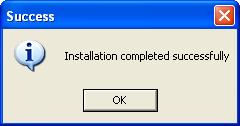 3. Once the installation has completed successfully, click the OK button. Figure 4 Silicon Labs CP210X Driver Installation Successful Installing the New Hardware on the Computer 1.