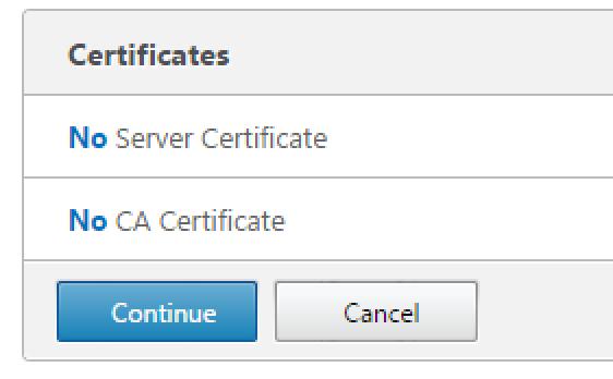 5. Configure the AAA virtual server using the following parameters: Name: aaa-saml-sp