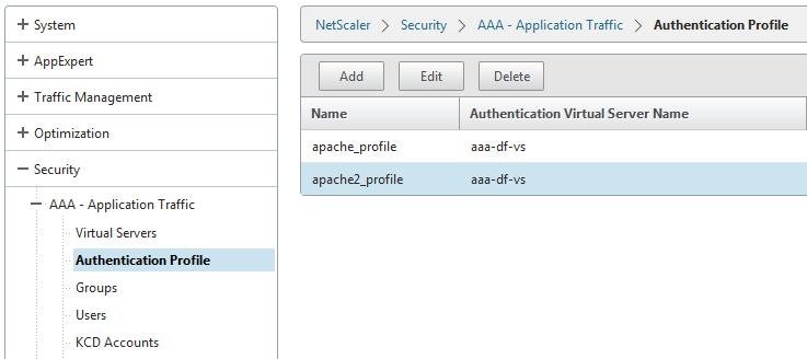 29. Next, we need to modify the authentication profile we configured in a previous step to setup up the second virtual server for single