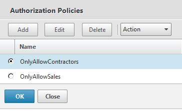 7. Under Policy Binding, click Click to select. Click the radio button next to OnlyAllowContractors and click OK. Click Bind and then click Done. 8.