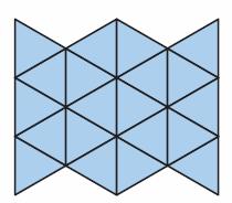 A regular tessellation is formed by congruent regular polygons.