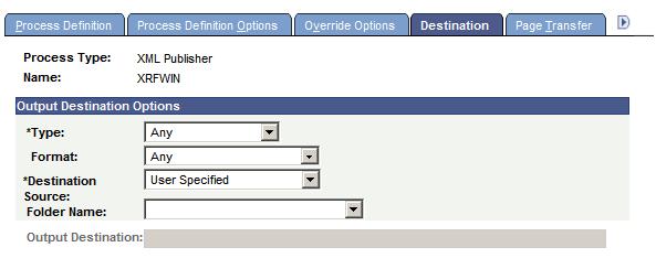 Defining PeopleSoft Process Scheduler Support Information Parameters Chapter 7 Enter the custom parameter values.
