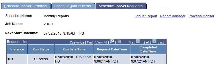 Defining Jobs and JobSets Chapter 10 2. Click the Notification link for required jobs and processes to enter notification detail information.