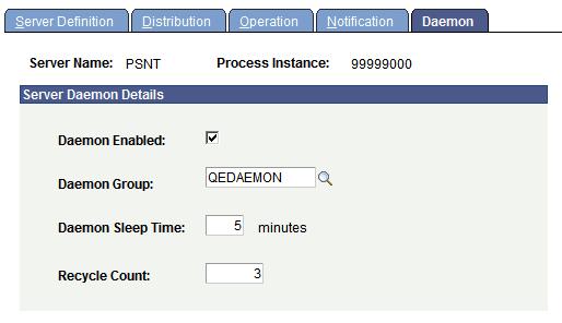 Appendix E Using PSDAEMON to Post Files to the Report Repository Setting Up Process Scheduler to Run the POSTRPT_DMN Program This section discusses the steps required to activate the POSTRPT_DMN