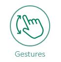 What it does How to do it Usability tips Turn on gestures Wave your arm up/down/left/right Wave up open