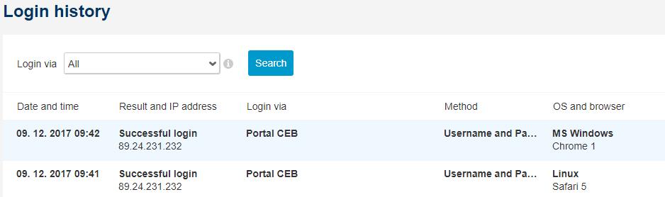 confirmation of the activation lastly, request needs to be confirmed in the ČSOB CEB, your device at this step is only registered to match with and confirm your identity, the request needs to be