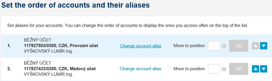 options for creation of the payment orders if disponible balance is to be shown when typing orders (including insufficient funds warning) if there is default debited account and the due date is