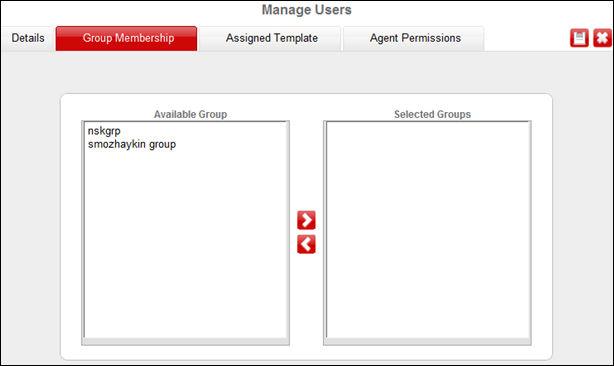 Adding users Note: If you save the user without selecting any role, the system saves the user without assigning any role to the user. 4. Click the Group Membership tab to assign a group to the user.