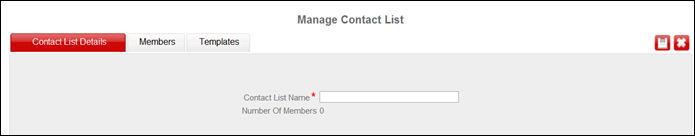 Managing contacts Procedure 1. Click Import Contacts from the Central Management navigation menu. 2.