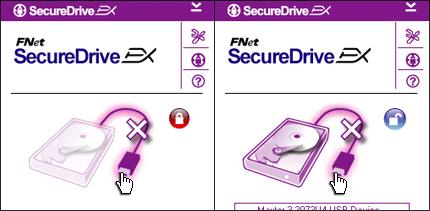 1. Regardless the state of the security area (lock/unlock), Pocket Drive II can be safely removed from the host computer. 2.