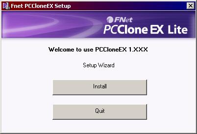 Please make sure Pocket Drive II is unlocked during all PCClone EX operations. Violation may result in data loss or damage. 2.3.1 To Install PCCloneEX 1.