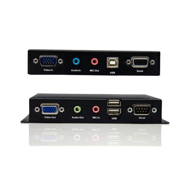 USB VGA KVM Console Extender w/ Serial & Audio Over Cat5 UTP - 1000 ft Product ID: SV565UTPUSA The SV565UTPUSA USB VGA KVM Console Extender w/ Serial & Audio Over Cat5 UTP (1000 ft) lets you control
