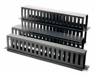 Cable Management Rack Solutions CC 13 Horizontal Cable Management Optimize closet space and organize your cabling system with any of OCC s horizontal cable managers.
