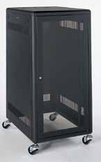 Free Standing Racks & Cabinets cc 4 Rack Solutions 19" Free-Standing Cabinets All 19 free-standing cabinets feature: Four mounting rails Vented top with three 3 diameter cable entry points
