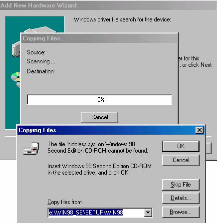 Windows 98 CD manually. * (Ref. Fig. D1) Fig.
