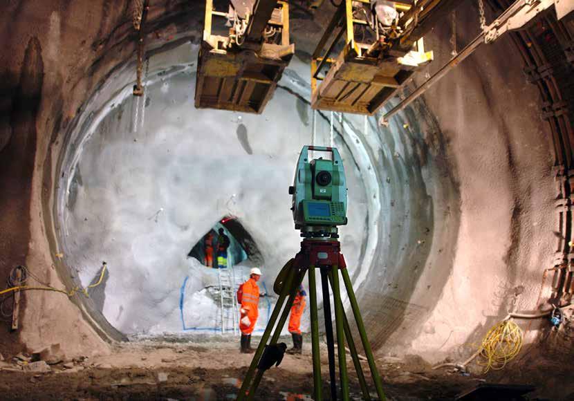 Gotthard Tunnel in Switzerland - the world s longest and deepest rail tunnel. Success. Helping you shape the future and the world we live in. Leica Geosystems is focused on our customers success.