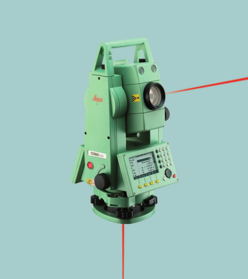 powerful Leica TPS800 Performance Series... Three classes of accuracy TPS800 total stations are available in angular accuracies of 2" (0.6 mgon), 3" (1 mgon) and 5" (1.5 mgon).