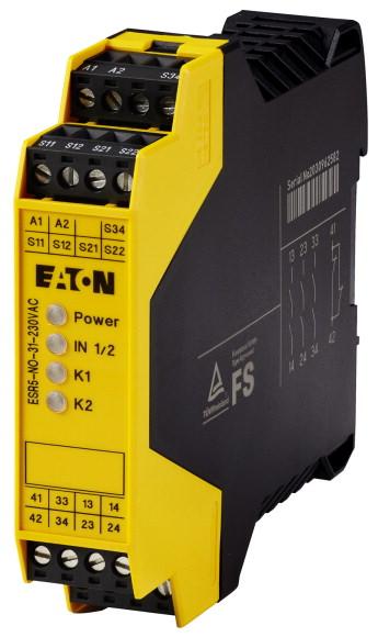 DATASHEET - ESR5-NO-31-230VAC Safety relay emergency stop/protective door, 230VAC, 3 enabling paths Part no. ESR5-NO-31-230VAC Catalog No.