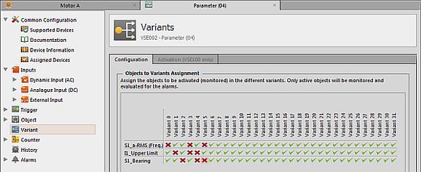Configure VSEnnn VSE Device [VSEnnn_#] [Parameter_#] 8.2.5 VSE [Parameter_#] Detail [Variants] VSE [Parameter_#] Detail [Variants] Operating principle...107 VSE... Detail [Variants] Tab [Configuration].