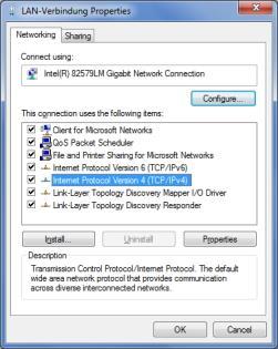 Connection (diagnostic electronics) Verify and set the IP address of the PC 5.