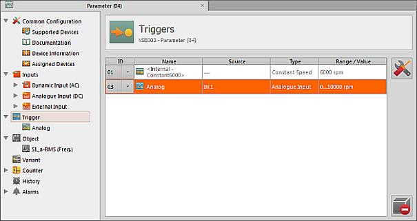 Configure VSEnnn VSE Device [VSEnnn_#] [Parameter_#] 8.2.3 VSE [Parameter_#] Detail [Trigger] Trigger types...87 Create a trigger...88 VSE... Detail [Triggers] [Configuration].