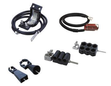 for outdoor DAS systems. Complementing the bundled coaxial cable are custom accessories such as ground blocks, weather tight end caps and simple to use prep tools.