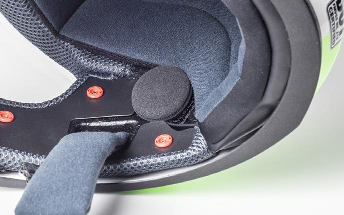 211498 The Pulse Plus headset speakers plug into most helmet communication systems, audio devices, and smartphones with a 3.