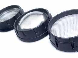 Lenses and filters Lamps Martin offers a variety of narrow to wide angle lenses, diffusers and filters useful in manipulating the light beam.