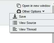 window, click Save The email is then downloaded to your PC Download folder