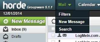 4. New email For sending a new email message, click either the