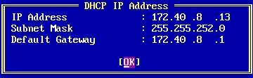9. Configuring and Managing the iscsi Initiator with the iscsiselect Utility Configuring Network Properties 106 If you are using the DHCP server to obtain an IP address for the iscsi initiator, set
